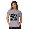 thumbnail image 3 of US Army Gadsden Flag Slogan Saying Women's T Shirt Ladies Tee Brisco Brands S, 3 of 5