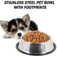 thumbnail image 3 of Hamiledyi Stainless Steel Dog Cat Bowl with Rubber Base 4 Pack Pet Feeder and Water Bowls Stackable Non-Slip Puppy Dishes for Small Medium Animals Kitten Rabbit, 3 of 6