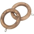 thumbnail image 1 of NIYANGLE 2 Pcs Anneaux de Rideau en Bois pour Réduction du Bruit Ronds Décoration Moderne pour la Maison, 1 of 5