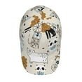 thumbnail image 4 of Daiia Hand Drawn Animals Baseball Cap Men Women Classic Adjustable For Running Workout And Outdoor Activitie All Season Dad Hat Gift, 4 of 9