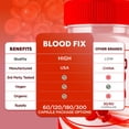 thumbnail image 5 of Blood Fix Blood Balance Support Pills Advanced Formula Vitamin Supplement 120 Capsules, 5 of 9