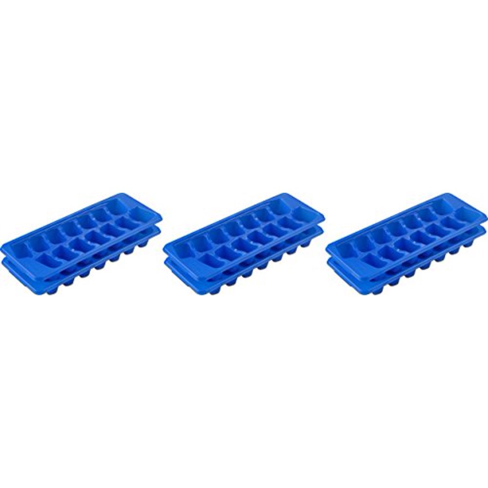 Sterilite 72620024 Set Of 2 Ice Cube Trays Sky Blue