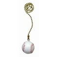 thumbnail image 1 of Atron Electro Industries 12 Inch Baseball Brass Fan Pull Chain, 1 of 1