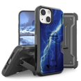 thumbnail image 1 of Armor Kombo Holster Rugged Cover Designed For Apple iphone 13 6.1" Case Black/Black, 1 of 8
