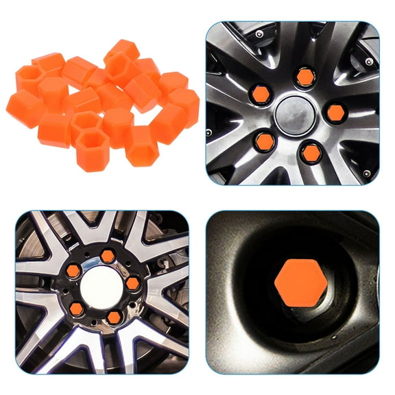 MLINS  20 Pcs Universal Car Wheel Nut Caps Lug Covers for Vehicle Wheels