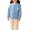 Light Blue, variant on Toddler Girls Baseball Jackets Button-Front Cardigan Outerwear Cute Frog Badge School Outerwear Kids Casual Versatile Tops