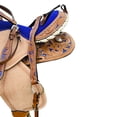 thumbnail image 5 of Resistance Kid Leather Horse Saddle for Barrel and Trail Riding with Free Tack Set, 5 of 8