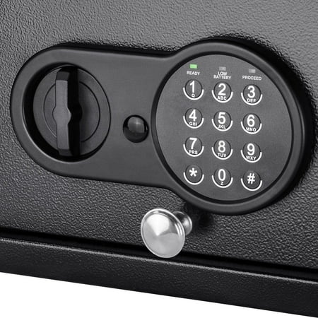 Barska - Safe with Electronic Keypad Lock - Black