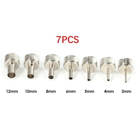 

7Pcs 22mm Universal Nozzles for 858D+ 8586 Soldering Welding Hot Air Station