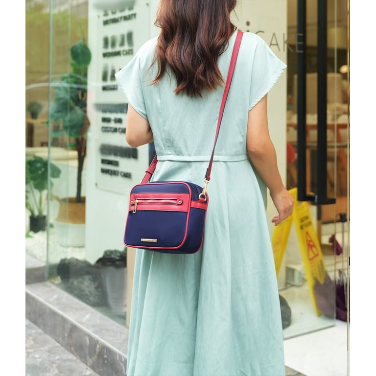 MKF Collection Jimena Women's Crossbody Bag Nylon Vegan Leather