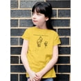thumbnail image 2 of Pooh Bear Being A Friend T-Shirt Juniors -Smartprints Designs,  Small, 2 of 4