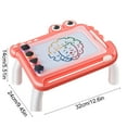 thumbnail image 3 of Cute Crocodilian Magnetic Drawing Board, Colorful Sketch Writing Scribble Doodle Pad, Birthday Gifts Easter Christmas Halloween Early Education Learning Skill Development Toys (Blue), 3 of 7
