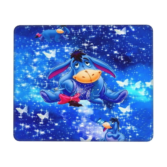 Ee-Yore Mousepad Rectangle Cartoon Printed Non-Slip Rubber Base Mouse Pad