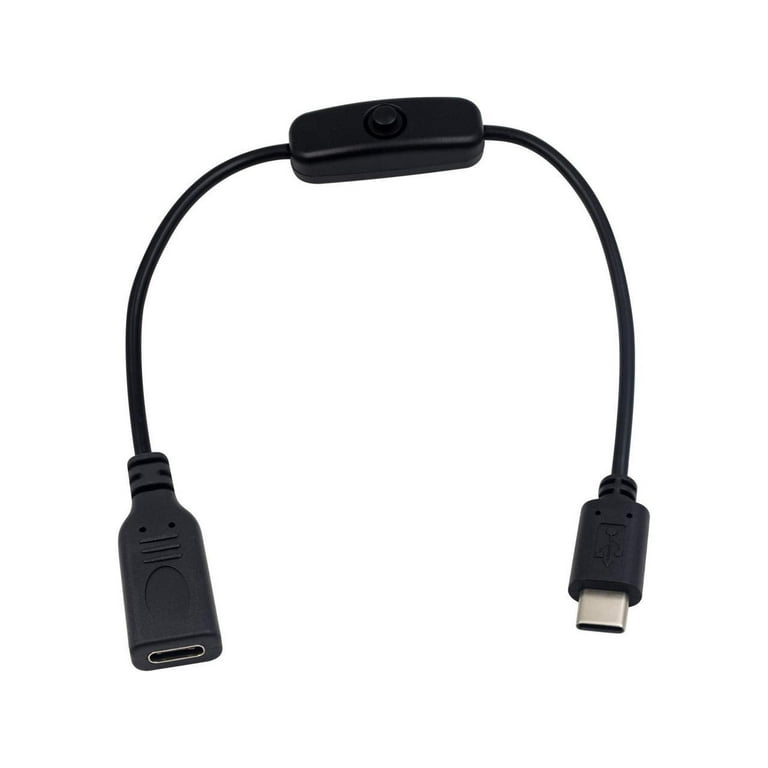 USB-C Cable with On/Off Switch for Raspberry Pi 4
