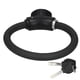 thumbnail image 2 of Mini candado de anillo para bicicleta, candado antirrobo para Cable de bicicleta, accesorio reflectante de aleación de zinc para bicicleta (negro mate) YUNYI BRAND  Deportes, 2 of 8