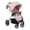 Melange Rose, variant on hauck Uptown Deluxe Stroller with Cup Holder and Canopy, Melange Beige