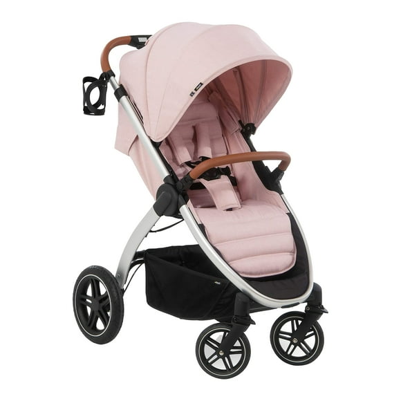 hauck Uptown Deluxe Stroller with Cup Holder and Canopy, Melange Rose
