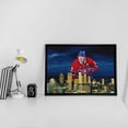 thumbnail image 3 of Nick Suzuki 20x29 Framed Canvas Canadiens Skyline, 3 of 9