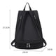 thumbnail image 2 of Mochila de gimnasio Mochila impermeable con compartimento para zapatos Mochila de viaje ligera negra, 2 of 5