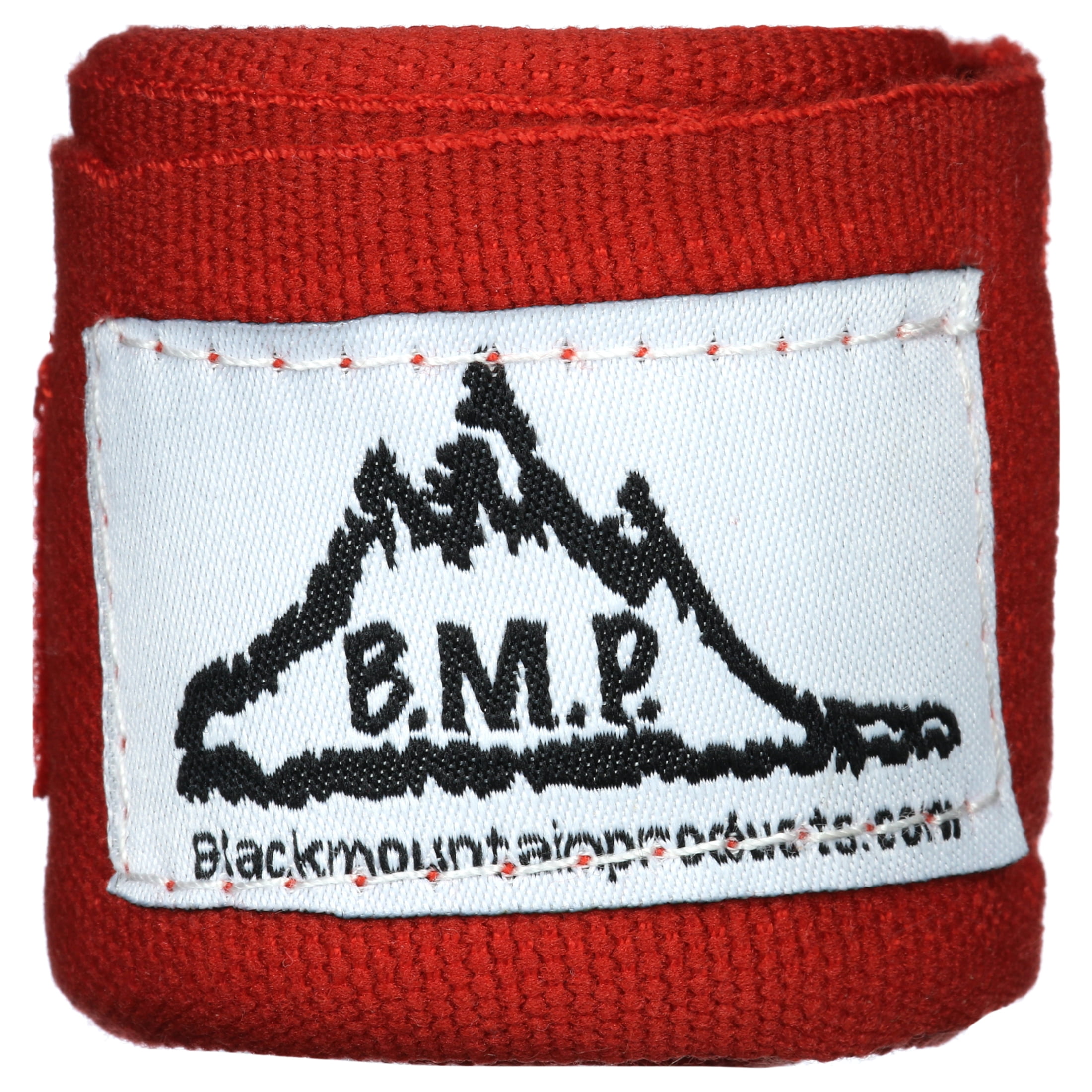 Black Mountain Products Professional Grade Boxing and MMA Hand Wrist Wraps, Red