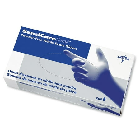Medline Sensicare Ice Nitrile Gloves