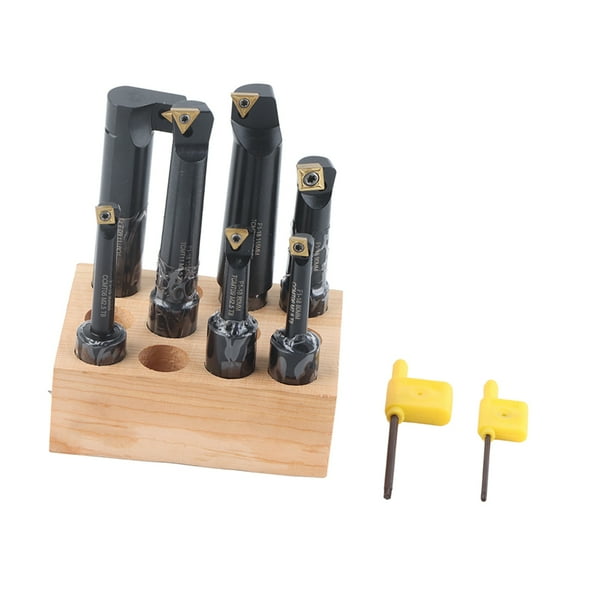 Soporte Para Barras Giratorias, Varios Tamaños Indexables, Herramienta De Mandrinado De Alta Dureza, Vástago Redondo De 18 Mm, 7 Piezas Para Escariar Para Perfilar