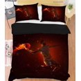 thumbnail image 2 of 3D Sports Basketball Dunk Quilt Cover Set Bedding Set Duvet Cover Pillowcases, 2 of 3