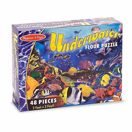 Melissa & Doug Underwater Ocean Floor Puzzle (48 pcs, 2 x 3 feet)