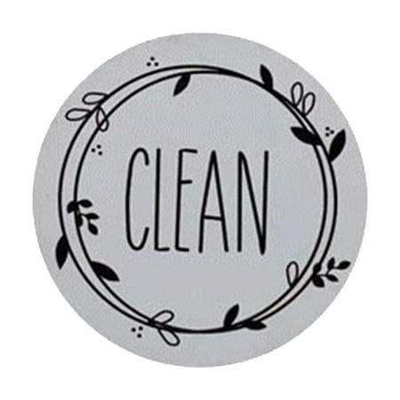 

YMheart Fridge Magnet Strong Suction Reusable Double Sided Dirty Clean Sign Indicator Dishwasher Magnet for Home