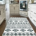 thumbnail image 7 of Moynesa 3'x5' Washable Kitchen Entrance Rug Non Slip,White Entryway Rugs Soft Area Rugs for Living Room, Farmhouse Moroccan Small Carpet for Bathroom Beside Office, 7 of 7