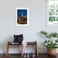 thumbnail image 3 of Art.com Skyscrapers Lit Up at Night in a City, Empire State Building, Manhattan, New York City Photographic Print, White Frame Wall Art, 21" x 29", 3 of 5