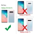 thumbnail image 2 of Windrew Galaxy S10 Plus 2019 case,TPU + PC Mixed Double case,Suitable for Galaxy S10 Plus 6.4 inch Full Body Heavy Duty Protection 360 Rotating Metal Hidden Ring Bracket(Black), 2 of 7