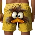 thumbnail image 4 of Gamivast Swim Trunks for Men Funny Graphic Swim Shorts Beach Shorts Quick Dry Lightweight Drawstring Summer Swimwear with Pockets Novelty Design, 4 of 6