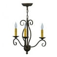 thumbnail image 4 of Meyda Tiffany 115226 Sienna 3 Light 18" Wide Taper Candle Style Chandelier - Gilded, 4 of 7