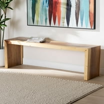 bali & pari Bai Boho Bench, Natural Brown