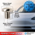 thumbnail image 2 of Stainless Screws for TESLA Model Y License Plates (Set of 4, Silver, Rear), 2 of 4