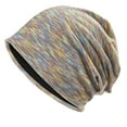 thumbnail image 1 of Sombreros de moda para mujer, de color liso, a rayas, de invierno, de punto, con diadema, gorro de punto para mujer, 1 of 2