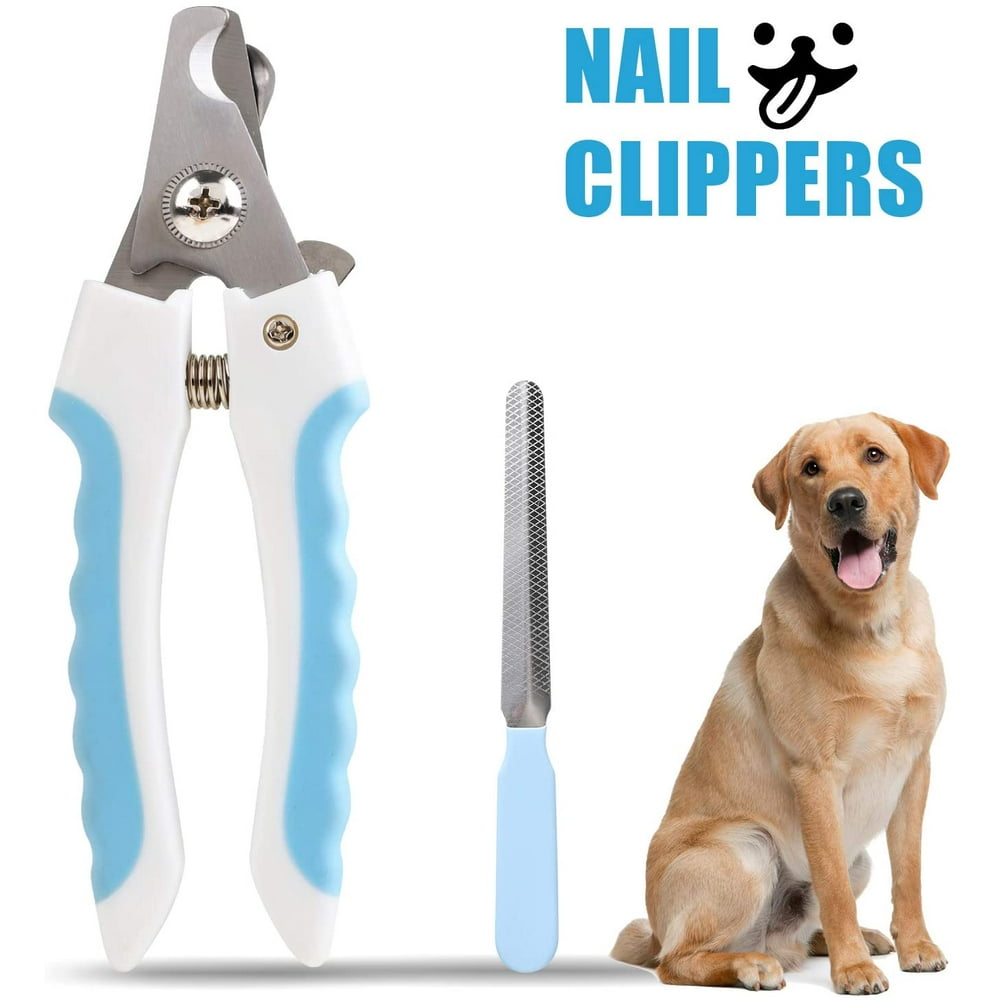 Pet Nail Clippers with Rubbing Burr Suit Dogs Claw Care Trimmer Razor