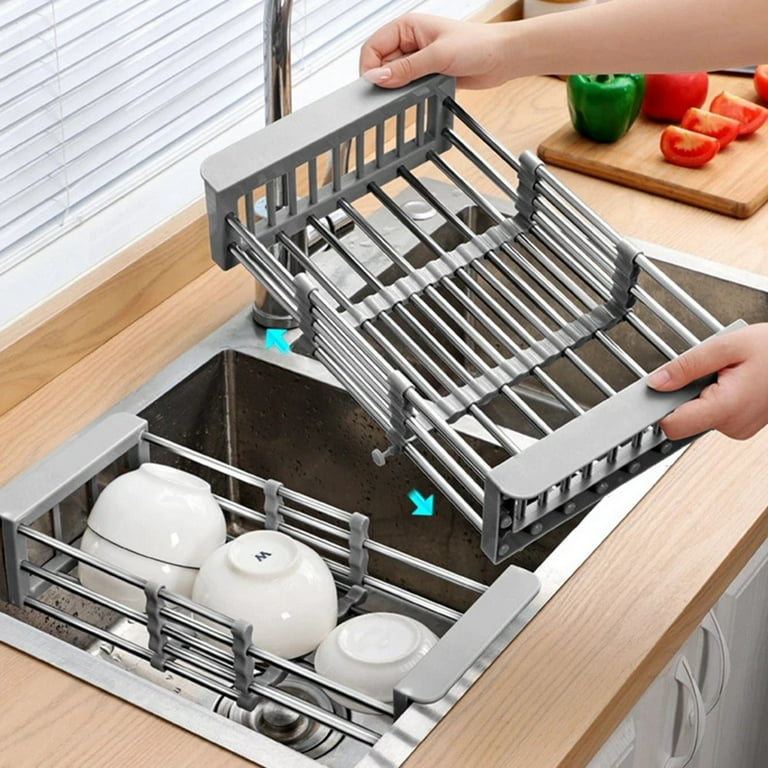 Generic Over the Sink Dish Drying Rack -1Easylife 3 Tier Stainless