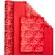 thumbnail image 2 of Papel de regalo navideño WRAPAHOLIC, reversible, rojo, 5 m, 2 of 7