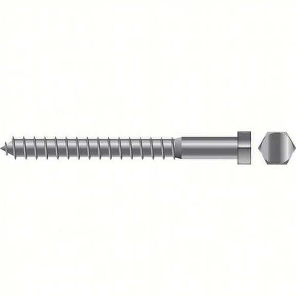 SeaChoice  00204; 1/2 X4 Lag Screw Stainless Steel 1/ Bag