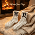 thumbnail image 3 of TELOLY 2026 New Socks Thick and Warm Bombas Socks for Women Antistatic Technology Dress Comfortably for Home Office Style8, 3 of 3