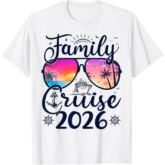 Family Cruise 2026 Summer Vacation Matching Family Cruise T-Shirt Shirts