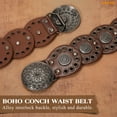 thumbnail image 5 of WHIPPY Women Western Belts Cowgirl Leather Belts Cowboy Wide Waist Belt for Dresses Jeans, 5 of 7