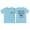 11#Light Blue64, variant on Lullu 4Th of July T-Shirt for Girls 250Th Anniversary Short Sleeve T Shirt Tee, Sizes 1-14