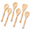 Maple Wood-Maple 6 PCS, variant on 6 12 Inch Hard Maple Wood Kitchen Utensils Set - Wooden Spoons For Cooking Nonstick Cookware