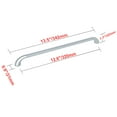 thumbnail image 3 of Utopia Alley HW298PLCH021 Tempo Polished Chrome Cabinet Pull  12.6 inch Center to Center, 3 of 5