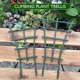 thumbnail image 2 of Apoyo Irfora Soporte de plantas trepadoras superpuestas de plástico enrejado de jardín para plantas de jardín, vegetales, flores Irfora Apoyo, 2 of 5