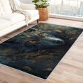 thumbnail image 1 of Wolf Rugs for Bedroom - Wolf Rug & Home Decor, 3x5 Area Rug, Jungle Animal Wolves Rugs for Entryway, Washable Non Slip Soft Low Pile Small Indoor Door Mat, Wild Animal Carpet & Room Decorations, 1 of 7