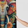 thumbnail image 3 of Autua Elephant Flowers Bird Shower Curtain for Bathroom Chic Modern Decor with Hooks 60"x72, 3 of 7